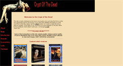 Desktop Screenshot of cryptofthedead.com